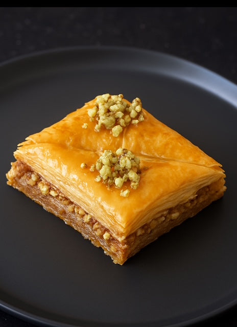 Baklava with Walnut, Almond & Pistachio Cream