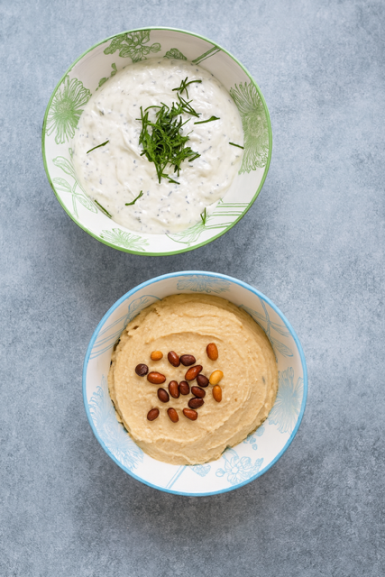 Hummus or Tzatziki Sauce